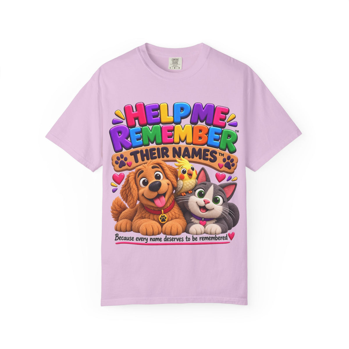 Help Me Remember Their Names™ — Claymation Pet T-Shirt