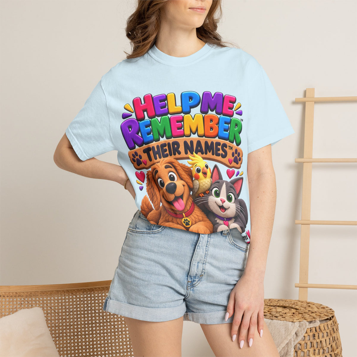 Help Me Remember Their Names™ — Claymation Pet T-Shirt