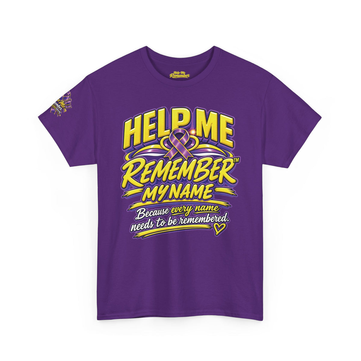 Help Me Remember™ My Caregiver | Alzheimer’s & Dementia Awareness Tee
