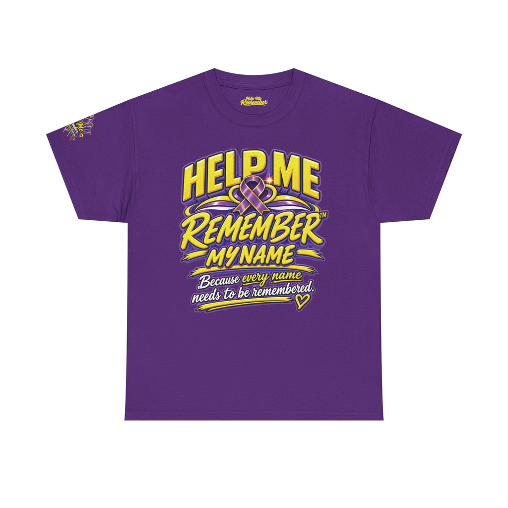 Help Me Remember™ My Caregiver | Alzheimer’s & Dementia Awareness Tee