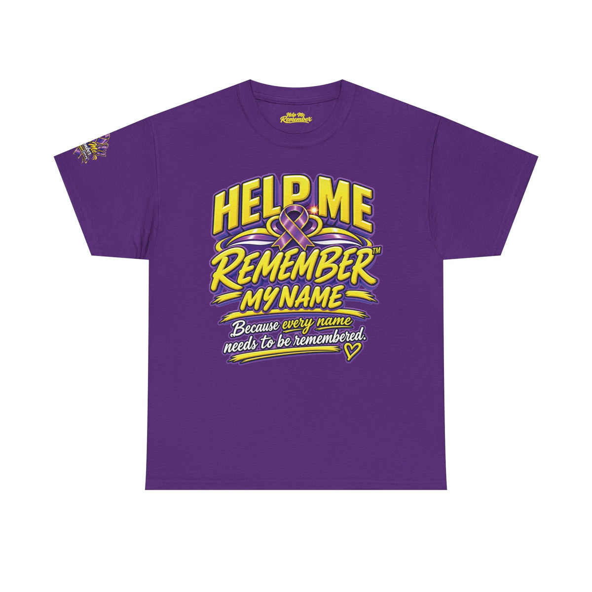 Help Me Remember™ My Caregiver | Alzheimer’s & Dementia Awareness Tee