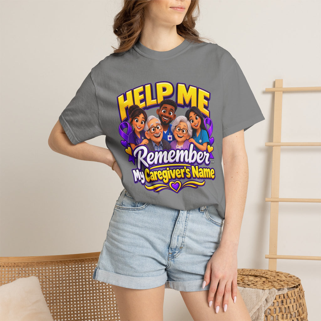 Help Me Remember My Caregiver’s Name™ – Claymation Tee