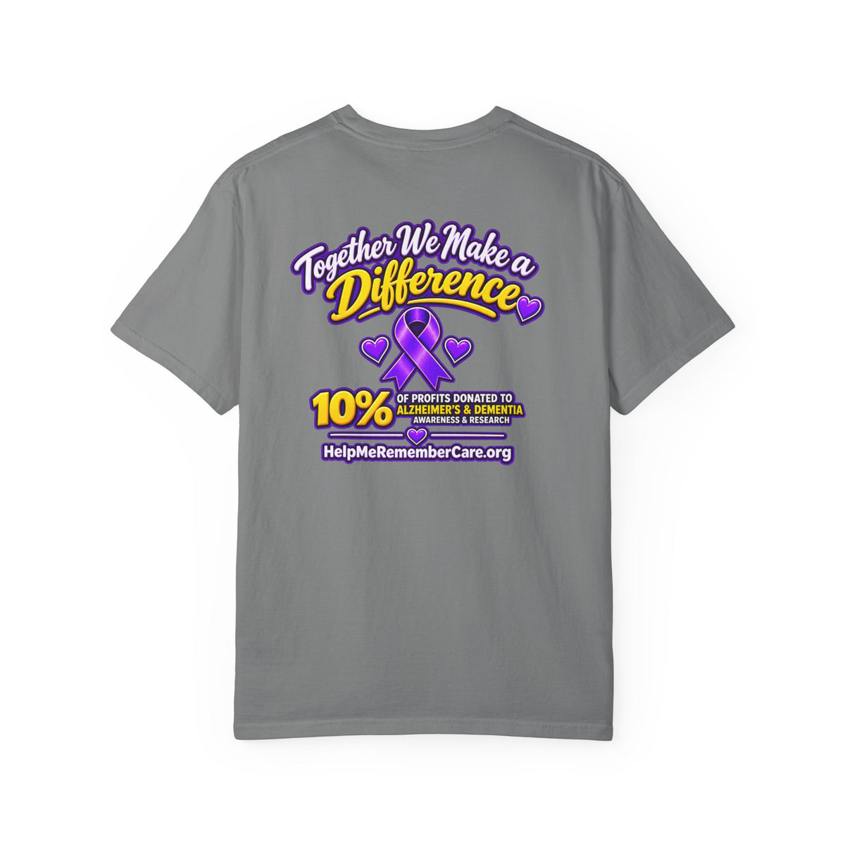 Help Me Remember My Name™ – Alzheimer’s Awareness Tee