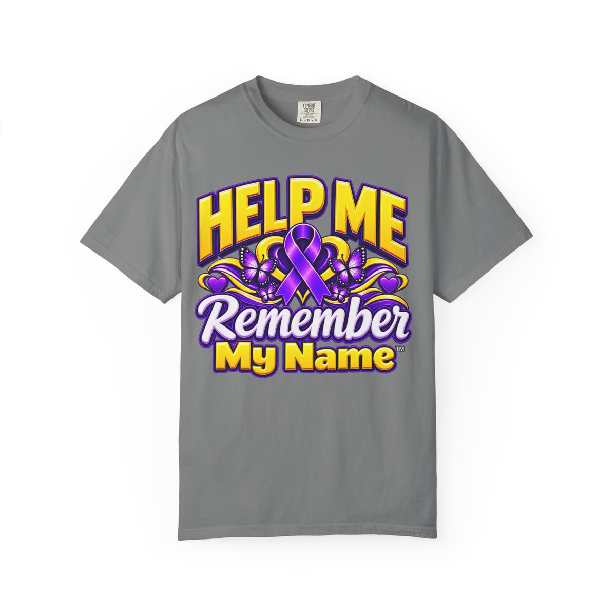 Help Me Remember My Name™ – Alzheimer’s Awareness Tee