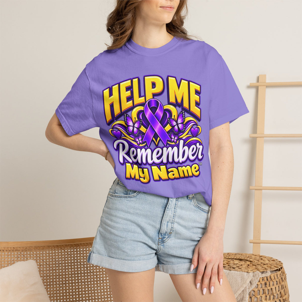 Help Me Remember My Name™ – Alzheimer’s Awareness Tee