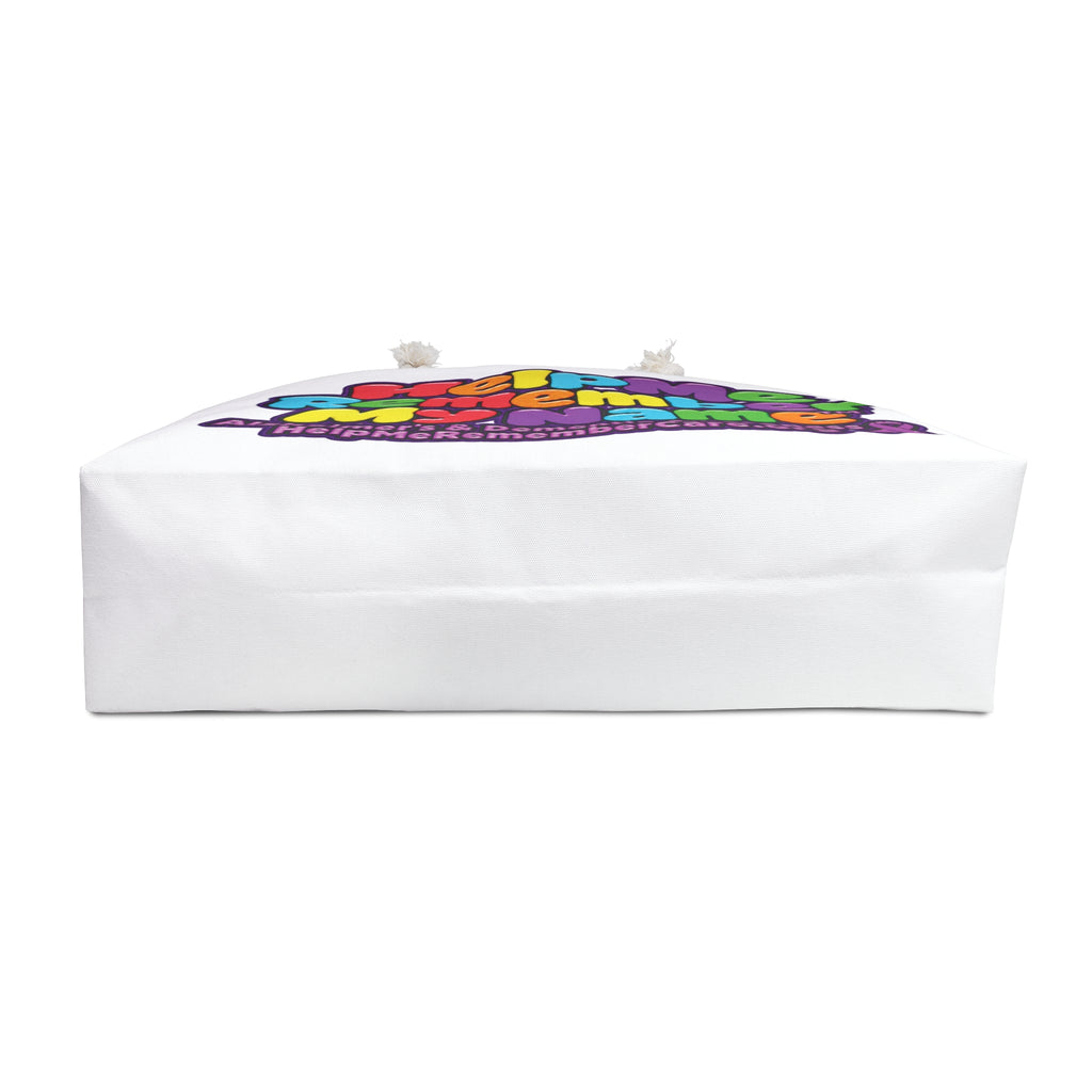 Help Me Remember — White Weekender & Tote Bag