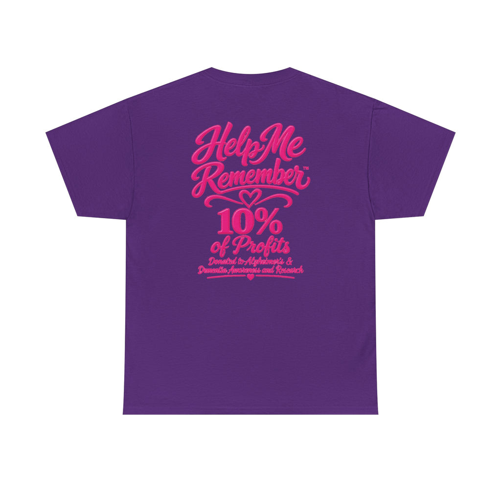 Help Me Remember My Name™ Butterfly Alzheimer’s & Dementia Awareness Shirt