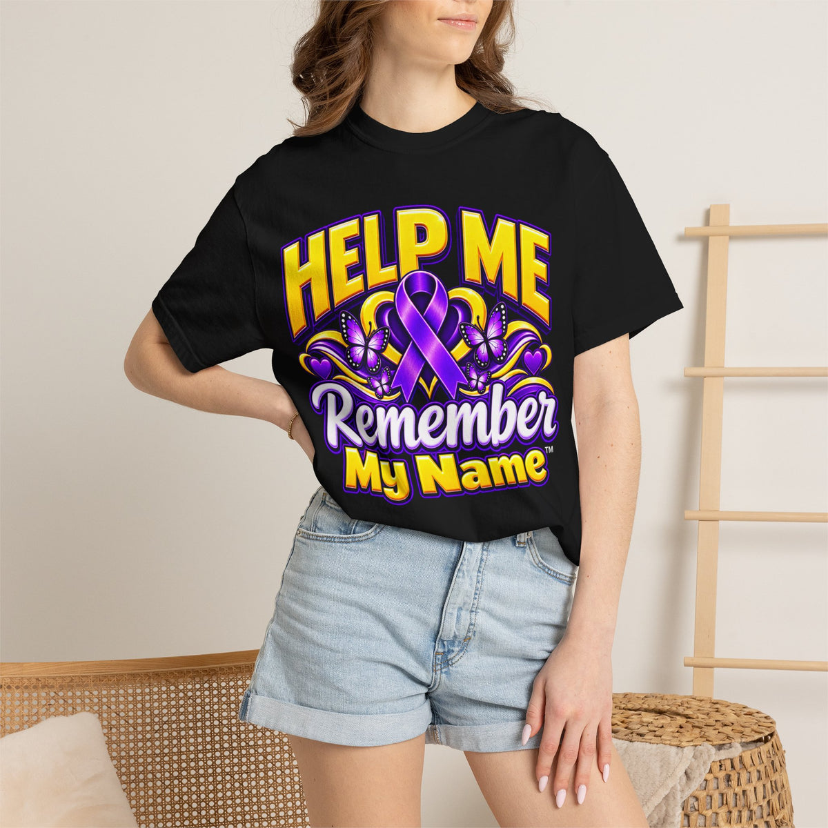 Help Me Remember My Name™ – Alzheimer’s Awareness Tee