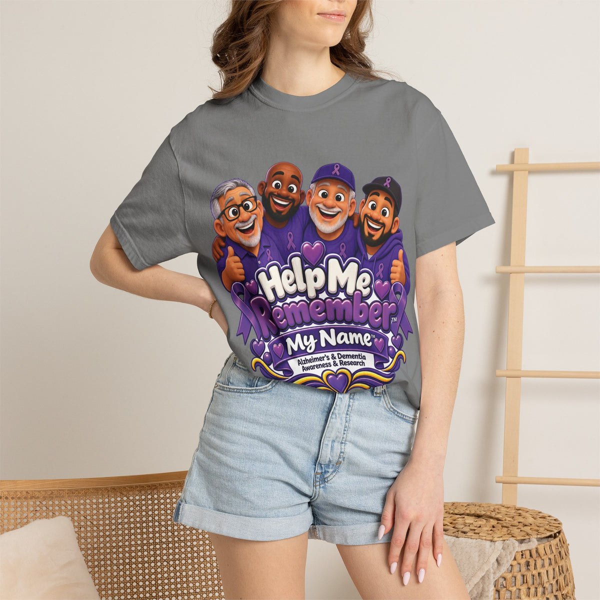 Help Me Remember My Name™ – Men’s Awareness Tee