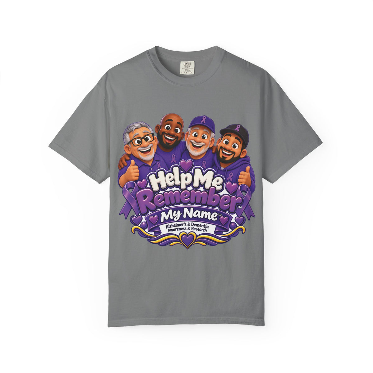Help Me Remember My Name™ – Men’s Awareness Tee