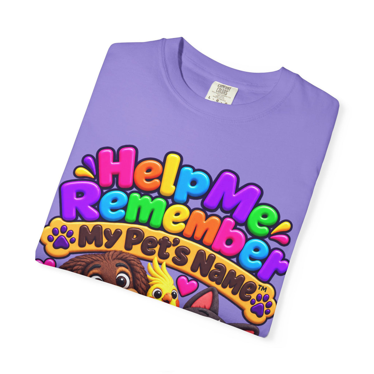 Help Me Remember My Pet’s Name™ – Claymation Pet T-Shirt