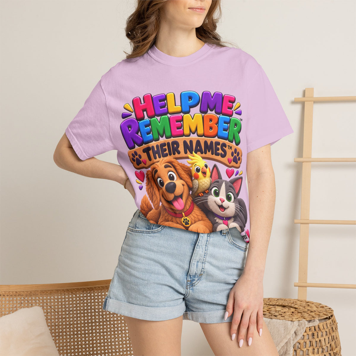 Help Me Remember Their Names™ — Claymation Pet T-Shirt