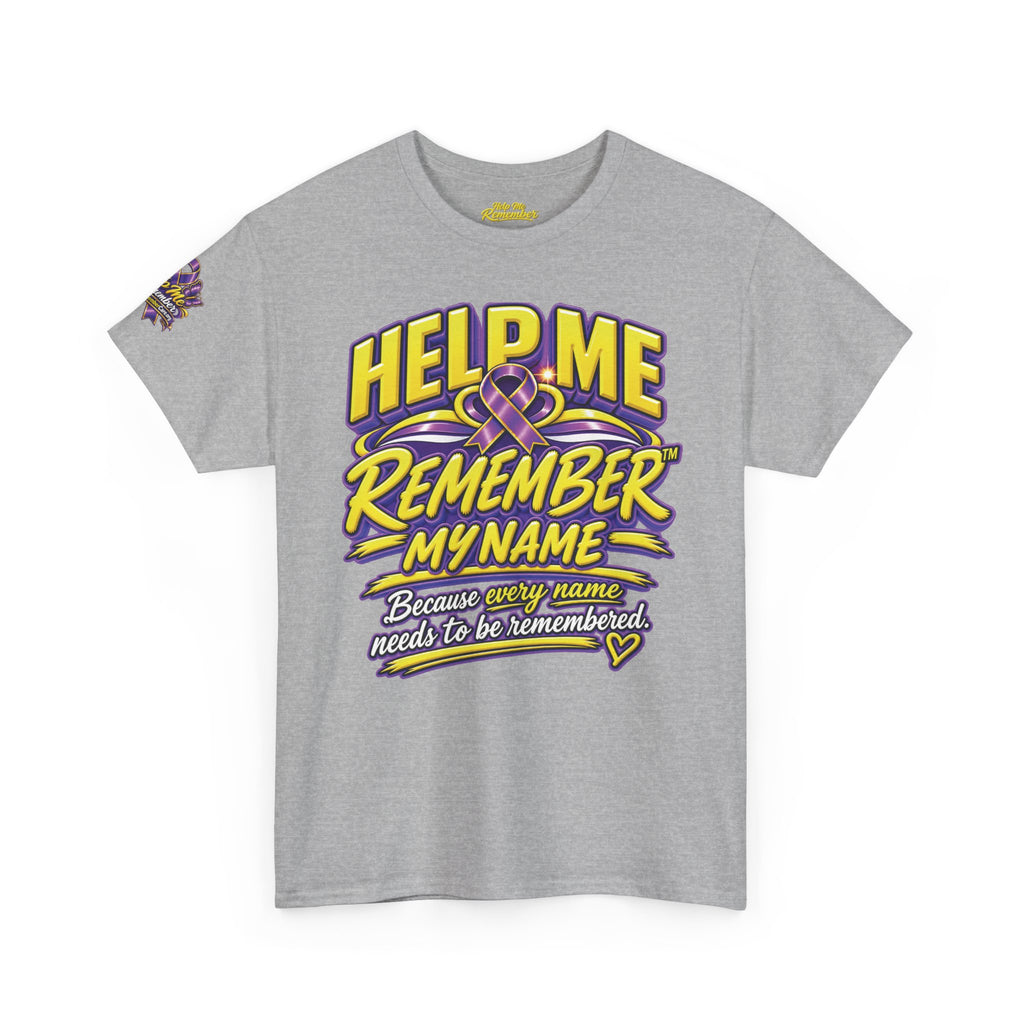 Help Me Remember™ My Caregiver | Alzheimer’s & Dementia Awareness Tee