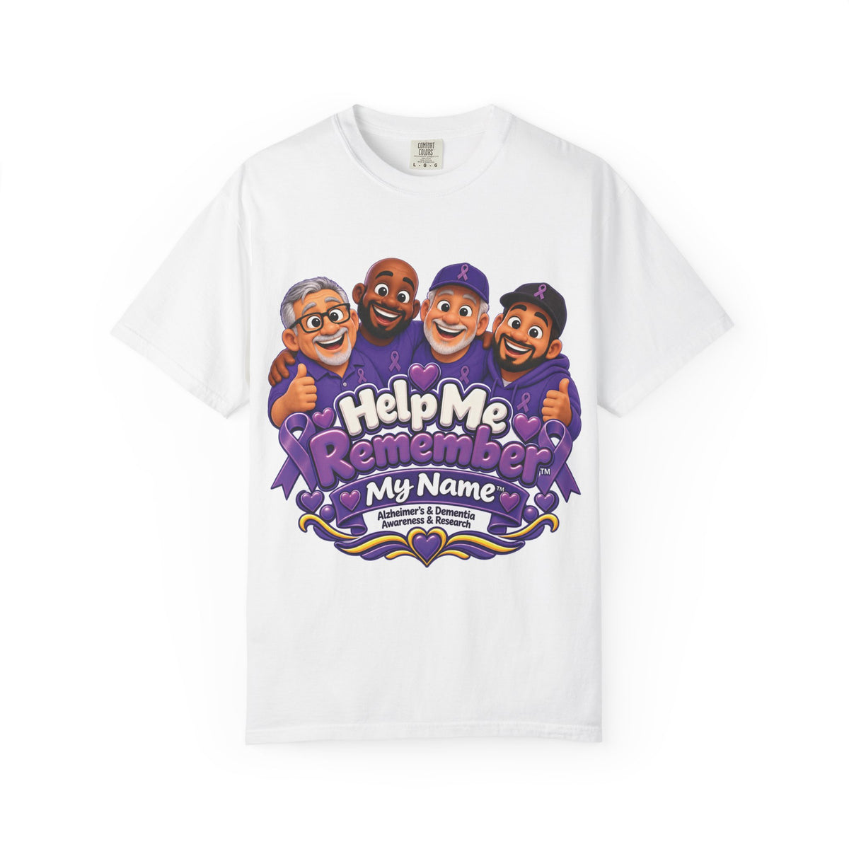 Help Me Remember My Name™ – Men’s Awareness Tee
