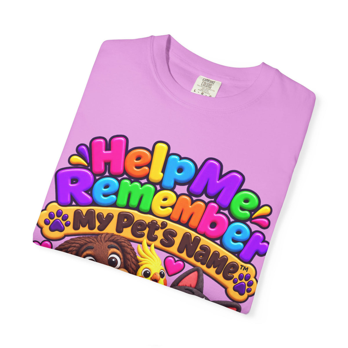 Help Me Remember My Pet’s Name™ – Claymation Pet T-Shirt