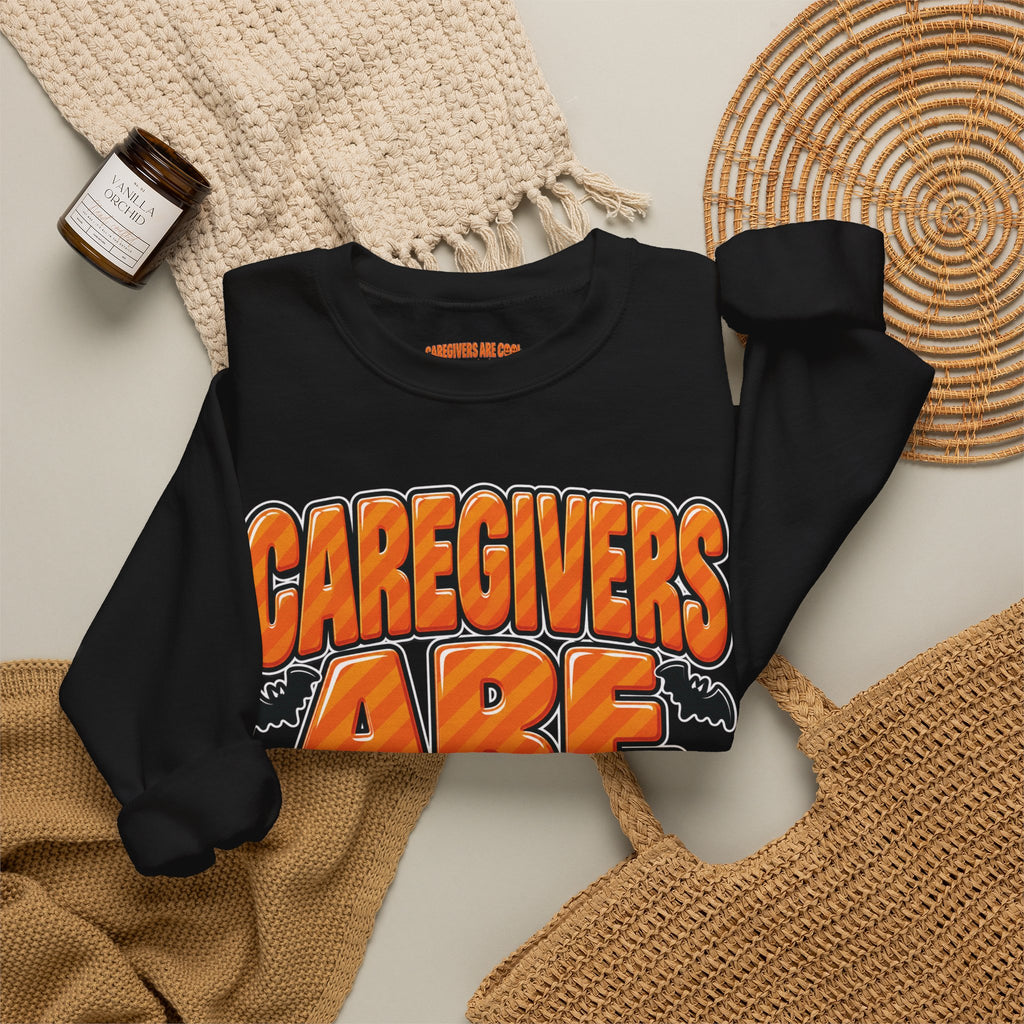 Caregivers Are a Godsend Unisex Heavy Blend Crewneck Sweatshirt
