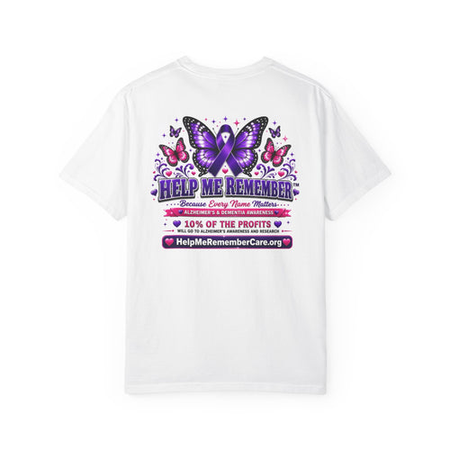 Help Me Remember™ Personalized Alzheimer’s Awareness T-Shirt