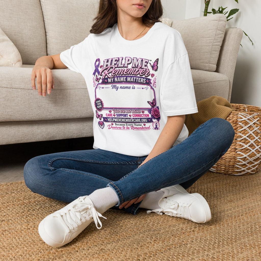 Help Me Remember™ My Name Matters Personalized T-Shirt