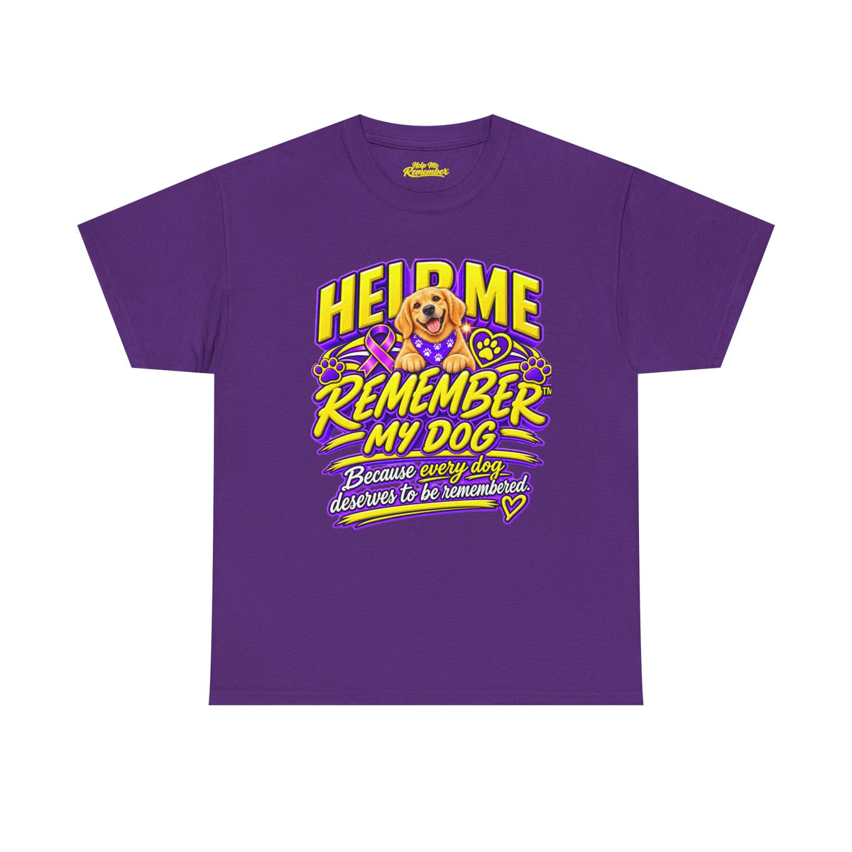 Help Me Remember™ My Dog – Alzheimer’s & Dementia Awareness Unisex Tee