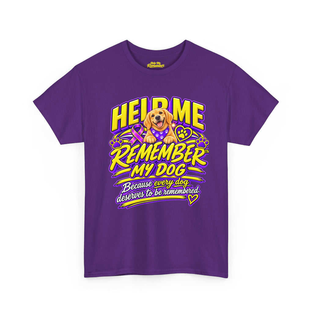 Help Me Remember™ My Dog – Alzheimer’s & Dementia Awareness Unisex Tee