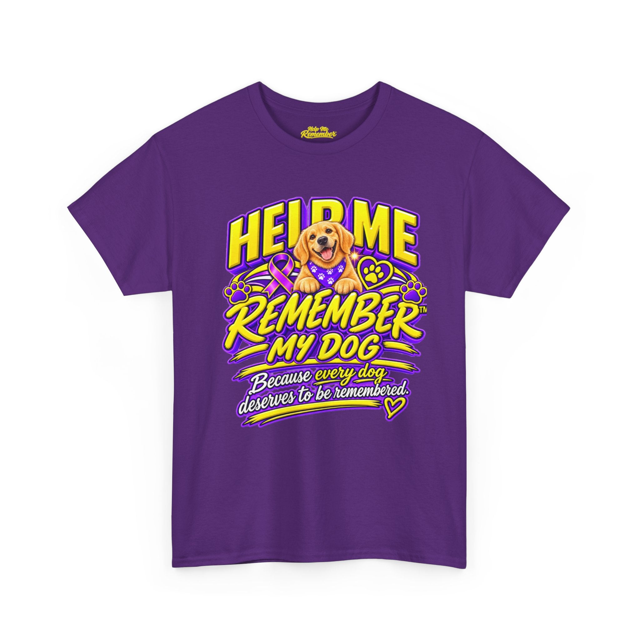 Help Me Remember™ My Dog – Alzheimer’s & Dementia Awareness Unisex Tee