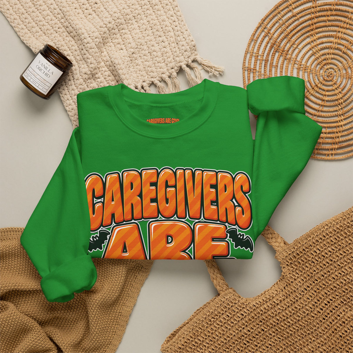 Caregivers Are a Godsend Unisex Heavy Blend Crewneck Sweatshirt