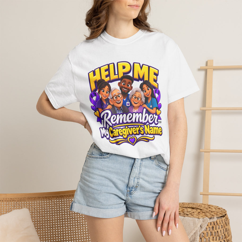 Help Me Remember My Caregiver’s Name™ – Claymation Tee