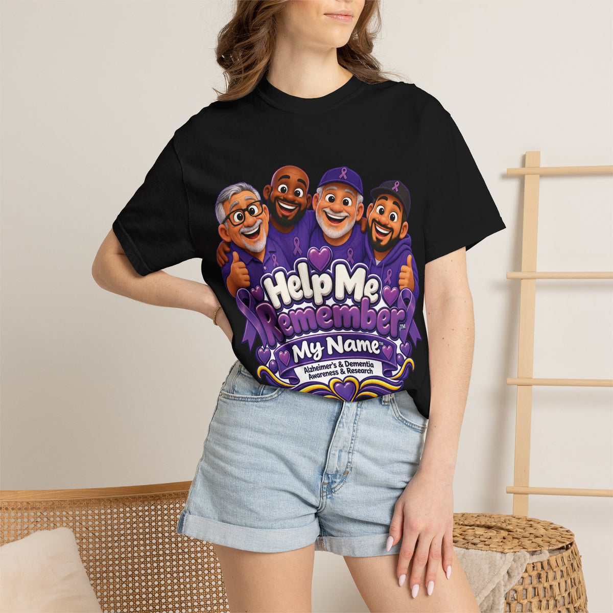 Help Me Remember My Name™ – Men’s Awareness Tee