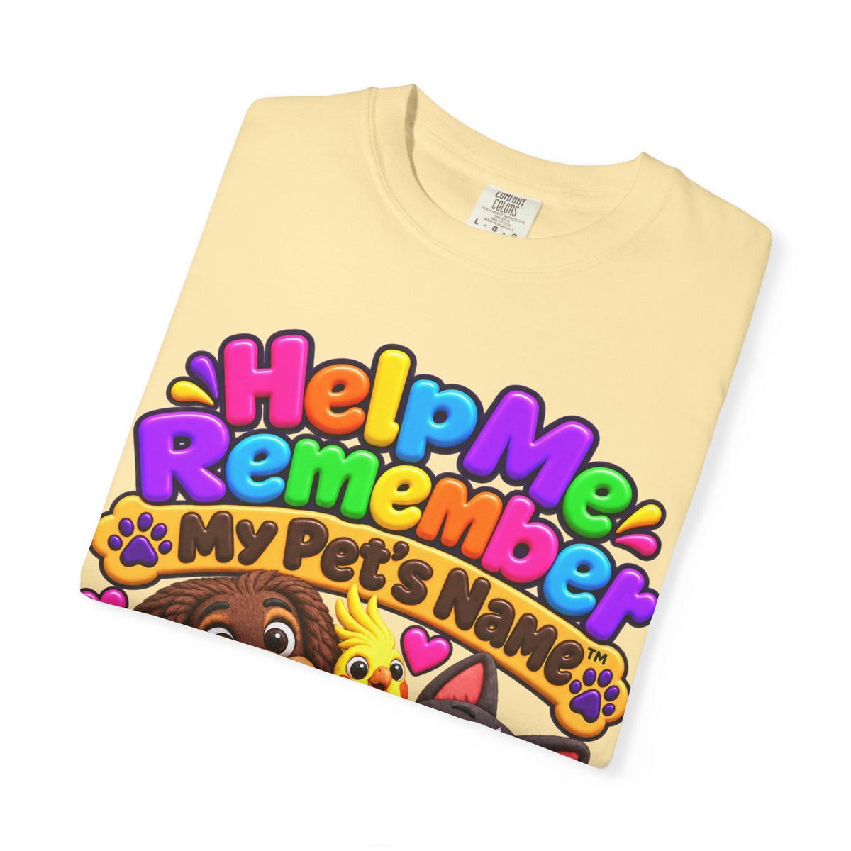 Help Me Remember My Pet’s Name™ – Claymation Pet T-Shirt
