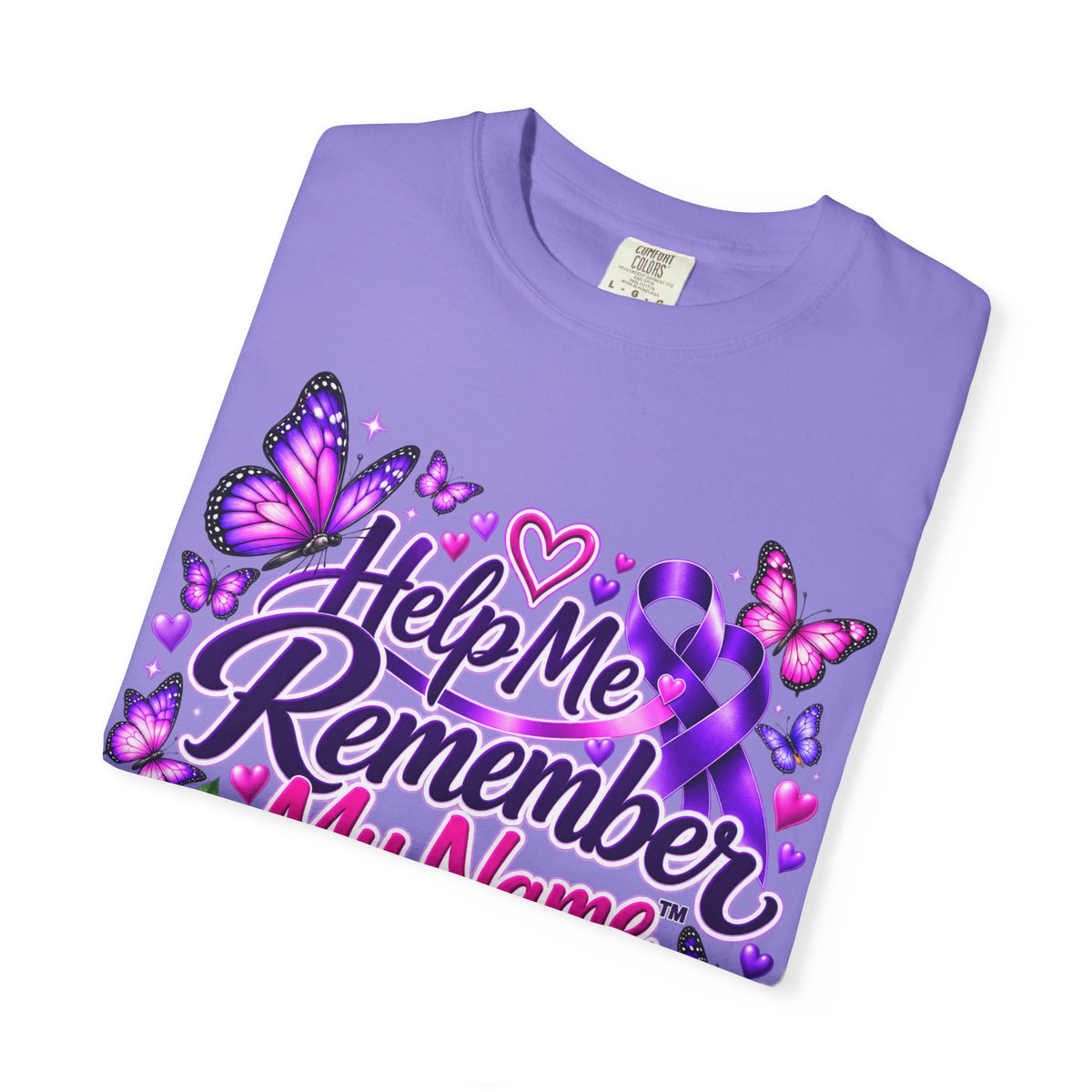 Help Me Remember My Name™ – Butterfly Awareness Tee