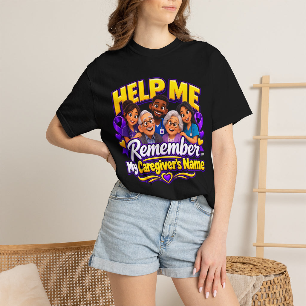 Help Me Remember My Caregiver’s Name™ – Claymation Tee