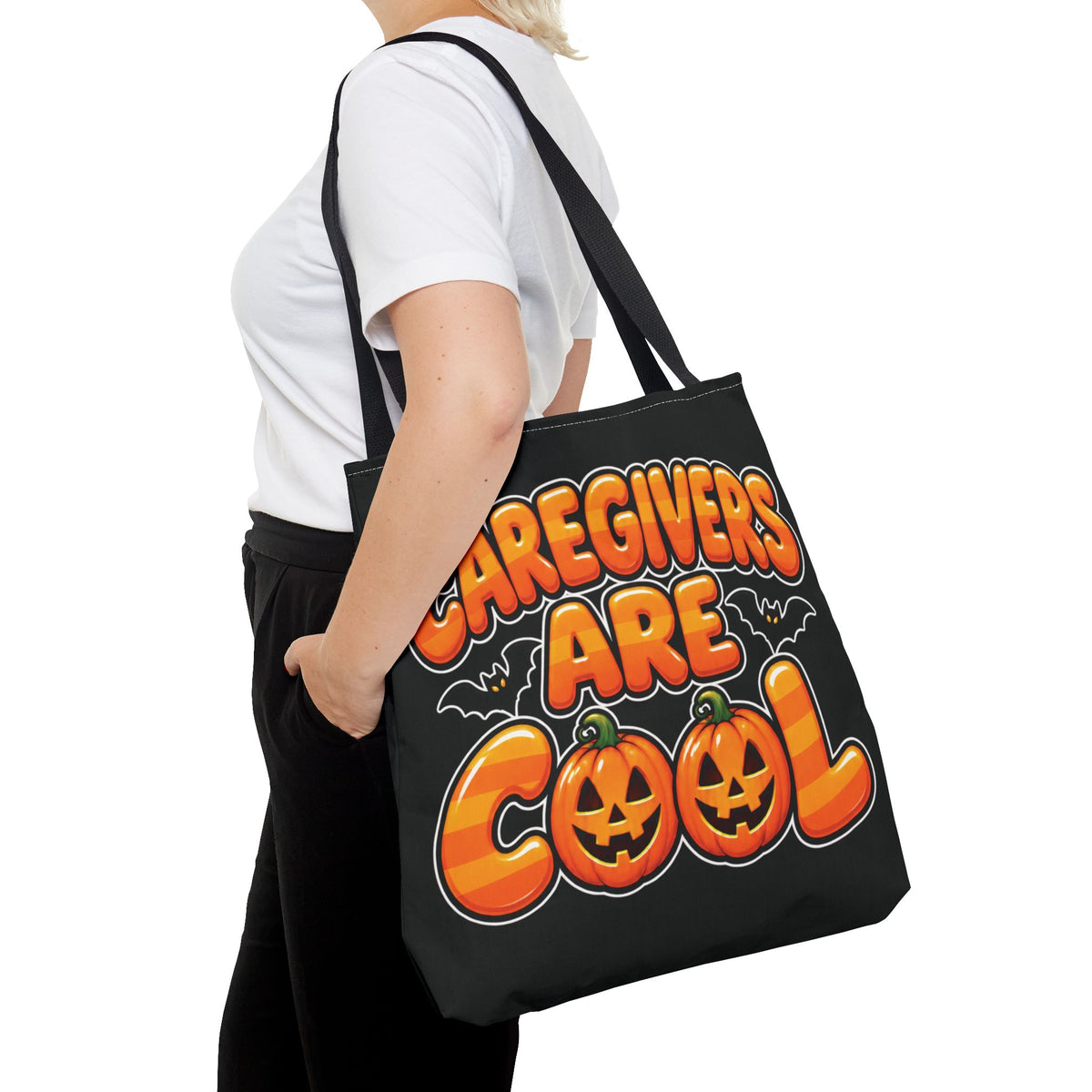 Help Me Remember™ — Caregivers Are Cool Halloween Edition Tote Bag