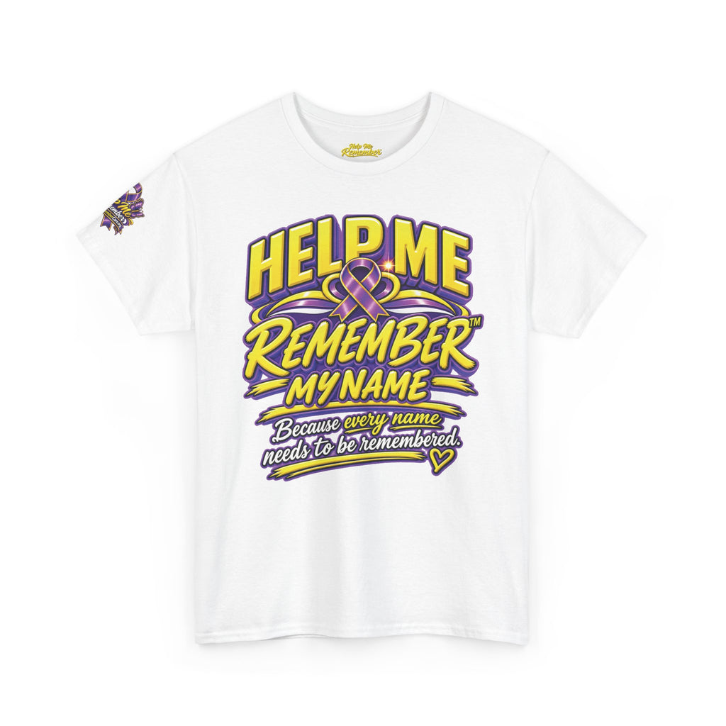 Help Me Remember™ My Caregiver | Alzheimer’s & Dementia Awareness Tee
