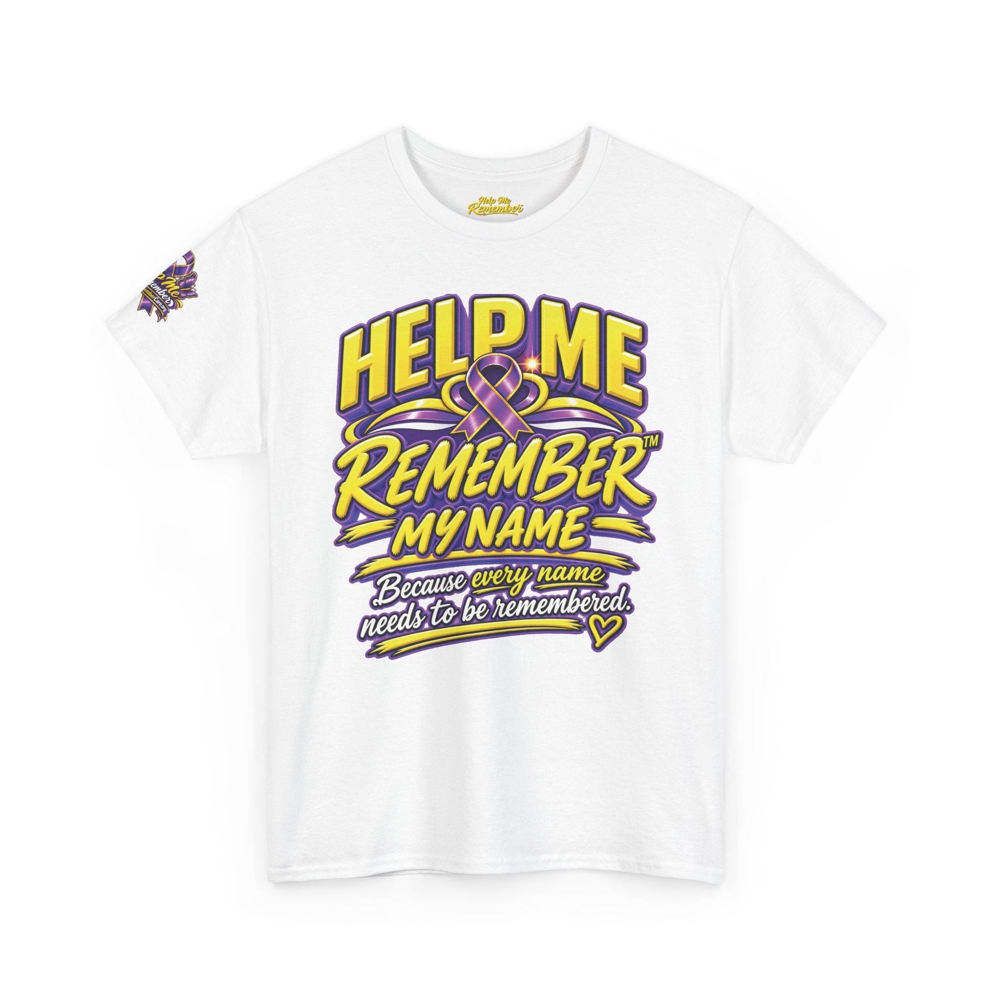 Help Me Remember™ My Caregiver | Alzheimer’s & Dementia Awareness Tee