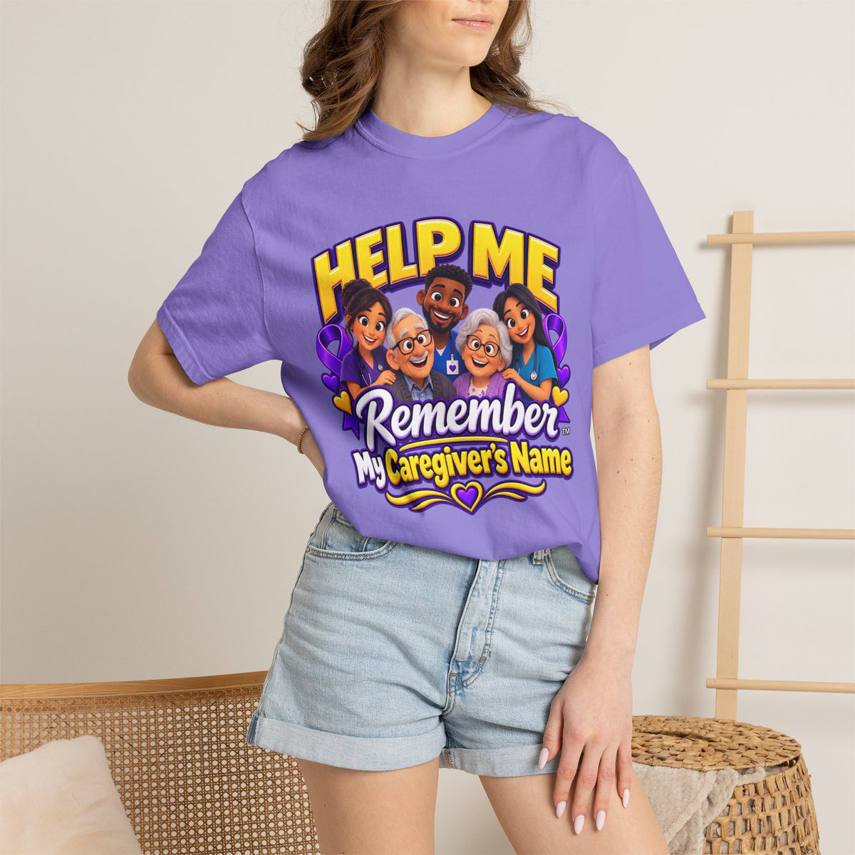 Help Me Remember My Caregiver’s Name™ – Claymation Tee