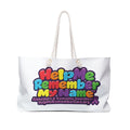 Help Me Remember — White Weekender & Tote Bag